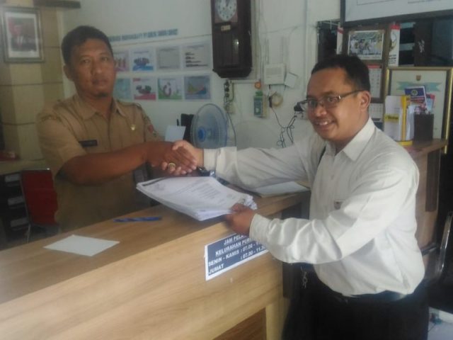 Serah terima pekerjaan CCTV